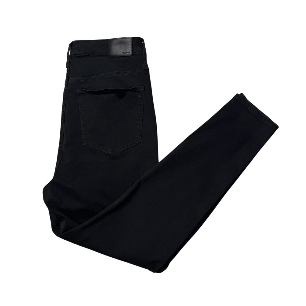 Madewell High Rise Skinny Jeans Black Stretch Denim Ankle Womens Size 32 - Picture 5 of 10